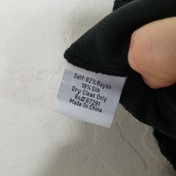 Johnny Was JADE Velvet Pull-On Pants Black Size S - Picture 7 of 7